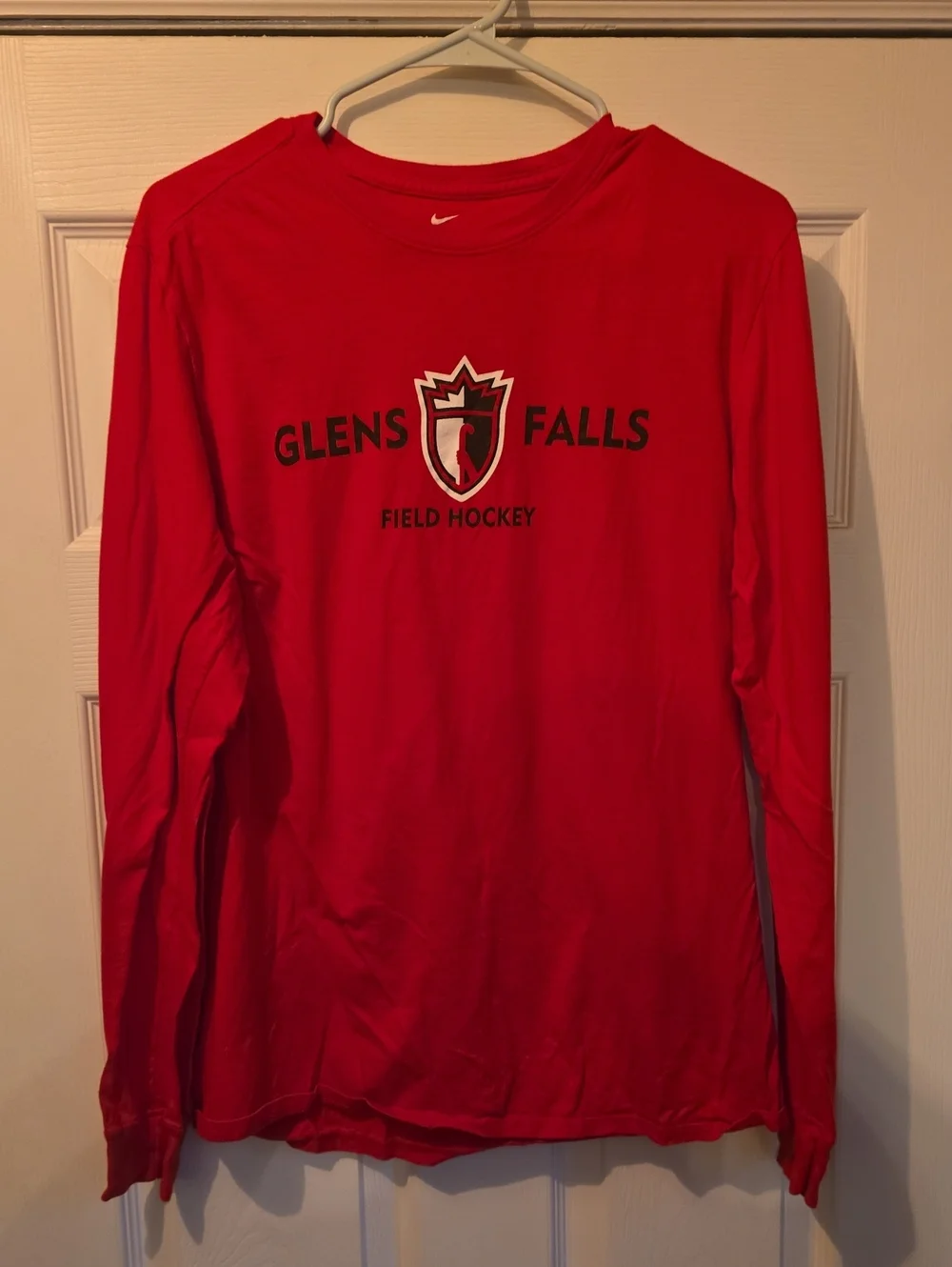 Nike Glens Falls Red Long-Sleeve Field Hockey Shirt
